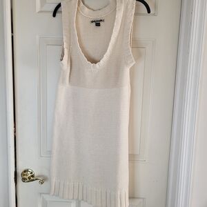 Volcom Cream Knit Midi Dress